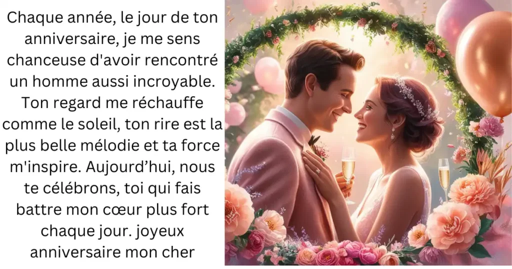joyeux anniversaire pour homme 6 Souhaits danniversaire doux pour votre mari