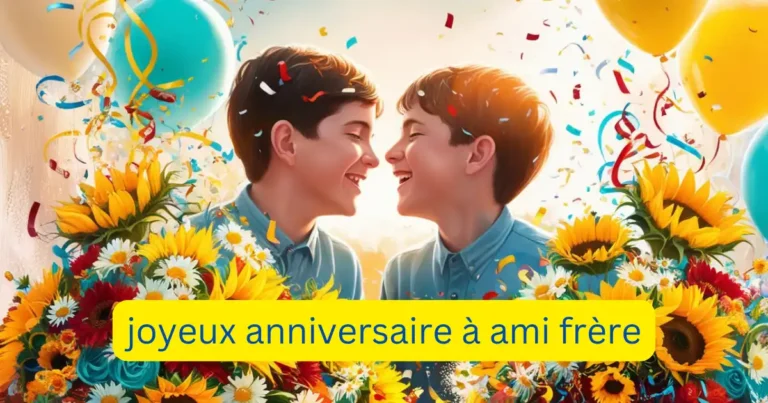 joyeux anniversaire a ami frere