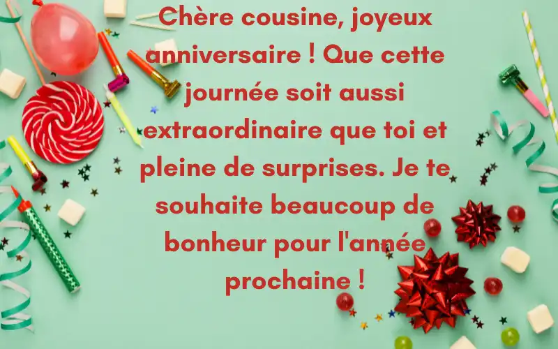 Joyeux Anniversaire mon Cousin
