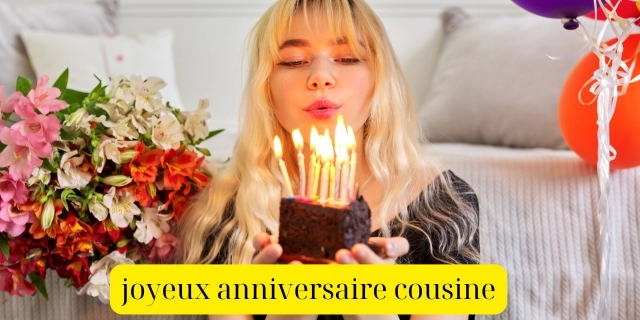 image joyeux anniversaire cousine