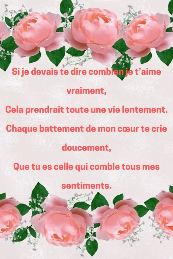 50-Poème D'amour Très Touchant du cœur 3 poème d’amour très touchant