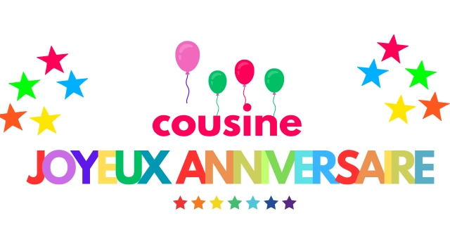 texte joyeux anniversaire cousine