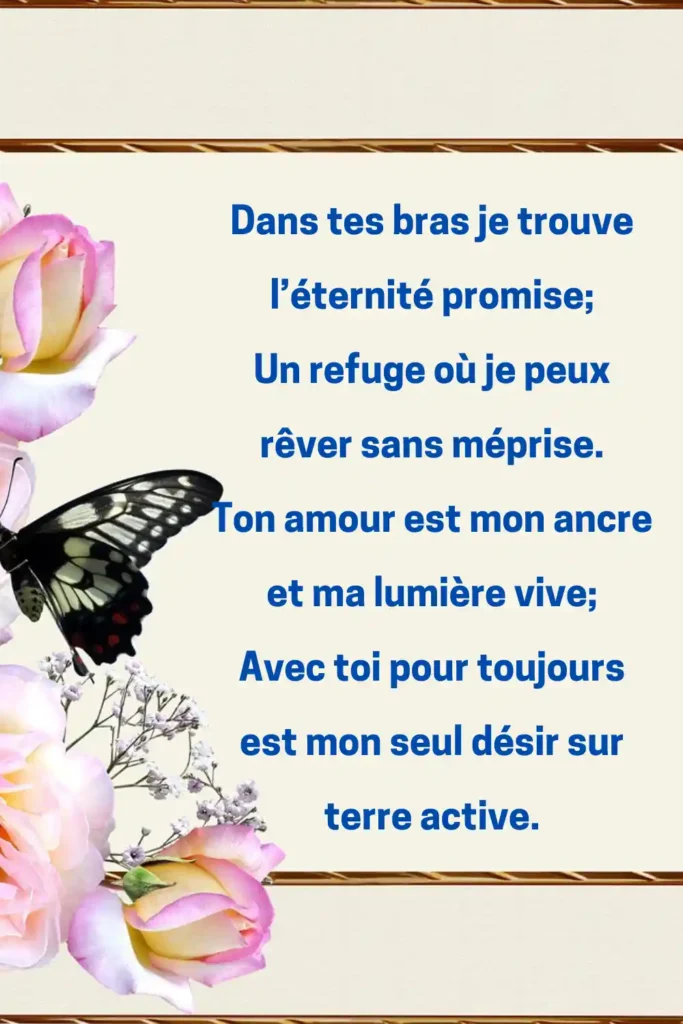 50-Poème D'amour Très Touchant du cœur 5 poème d'amour très touchant