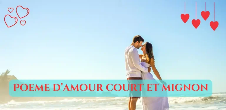 poème d’amour court et mignon