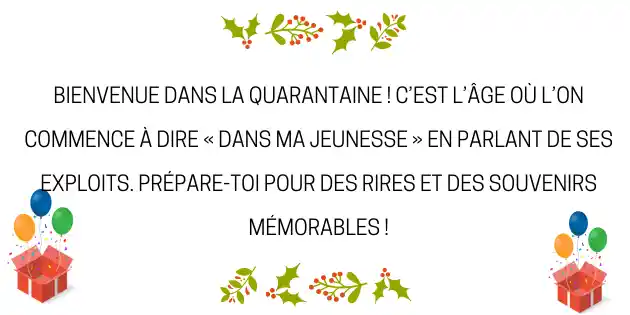 joyeux anniversaire 40 ans femme
