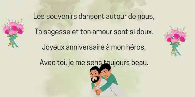 comment dire joyeux anniversaire a son papa 3 Poème Joyeux Anniversaire Papa