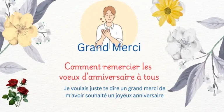 Comment remercier les voeux d'anniversaire à tous