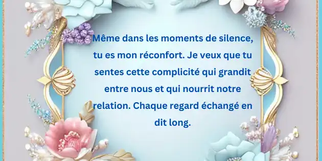 Vrai Texte d’Amour pour Elle Touchant