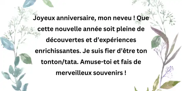 joyeux anniversaire mon neveu 2 Joyeux Anniversaire Mon Neveu Adulte