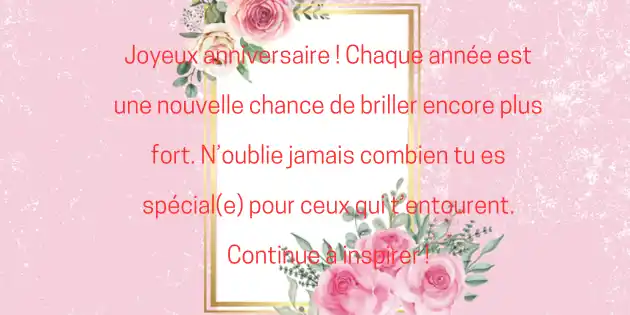 Idées de textes d'anniversaire sympas : Célébrez avec amour et humour 2 2 7