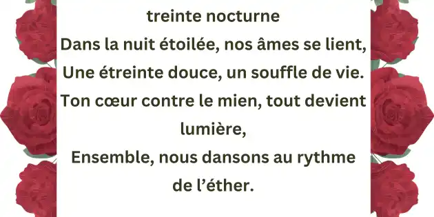 Les plus beaux poèmes d'amour qui touchent le coeur 3 poeme d’amour qui touche le coeur