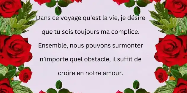 vrai texte d amour pour elle long