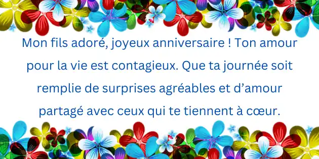 joyeux anniversaire mon fils texte touchant 3 Coeur joyeux anniversaire mon fils