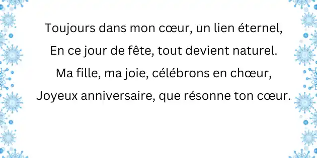 joyeux anniversaire ma fille 30 ans 4 Joyeux Anniversaire Ma Fille : Poème
