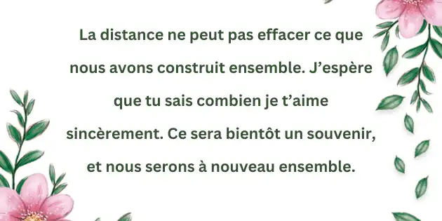 Vrai Texte d’Amour pour Elle à Distance 