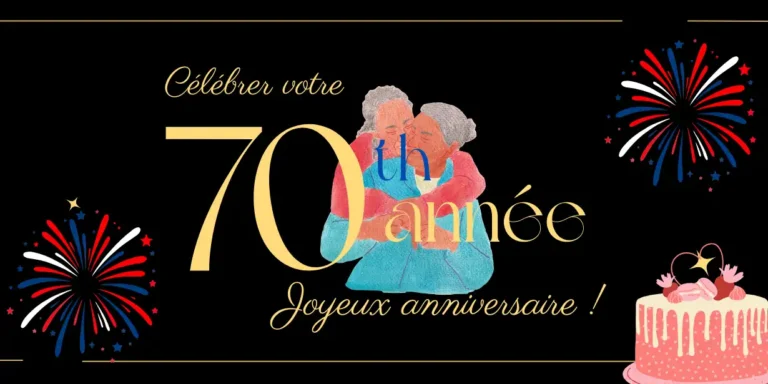 joyeux anniversaire 70 ans femme