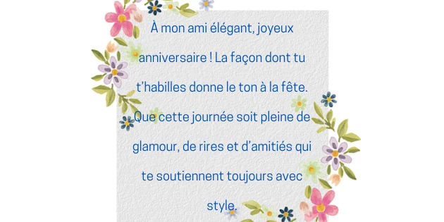 joyeux anniversaire homme chic 1 Joyeux Anniversaire Homme Chic