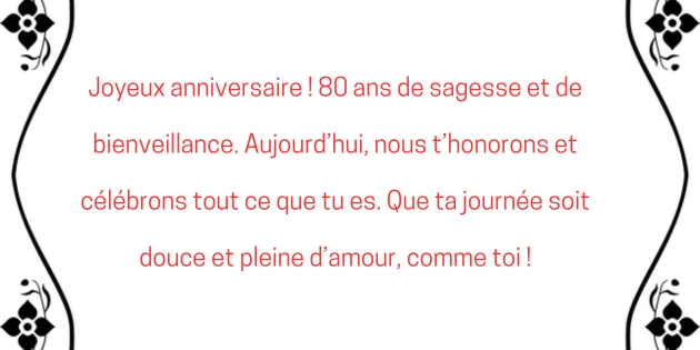joyeux anniversaire 80 ans 1 Joyeux Anniversaire 80 Ans