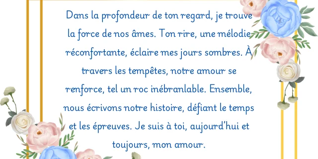Poème d'amour fort: Les plus beaux poèmes pour exprimer vos sentiments 1 Poème d’Amour Fort Pour Lui