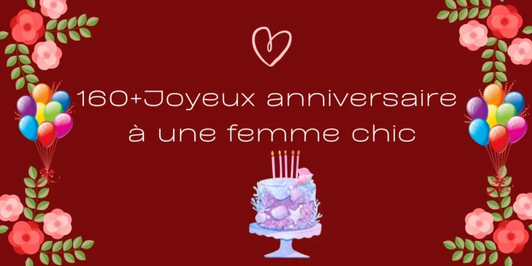 joyeux anniversaire femme chic