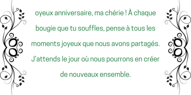 Joyeux Anniversaire Ma Petite Sœur à Distance 