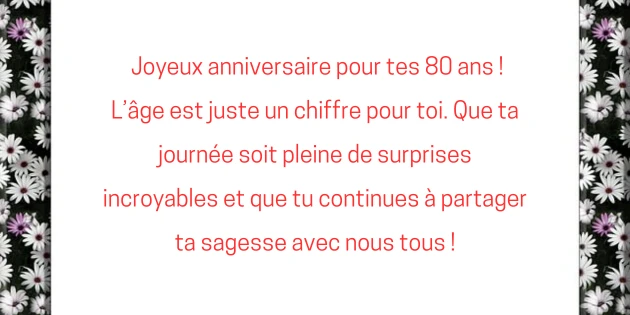 joyeux anniversaire 80 ans 2 Joyeux Anniversaire 80 Ans Homme