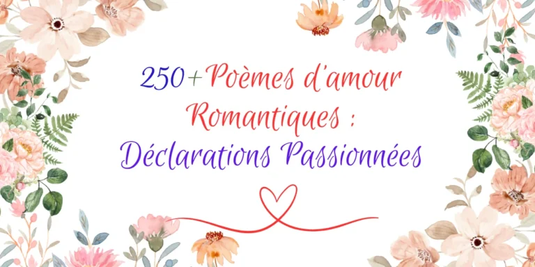 Poèmes d’amour Romantiques