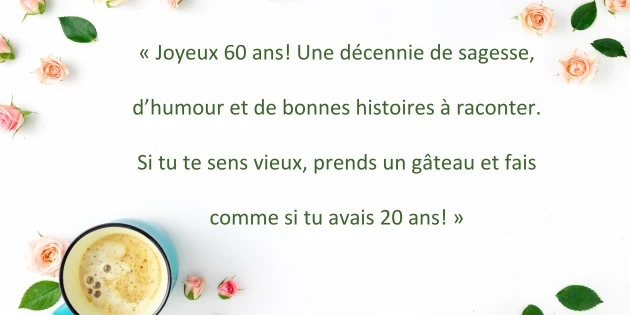 Rigolo Joyeux Anniversaire Humour Homme 60 Ans 