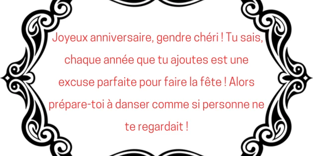 250+joyeux anniversaire mon gendre vœux 5 Rigolo Joyeux Anniversaire Mon Gendre Humour