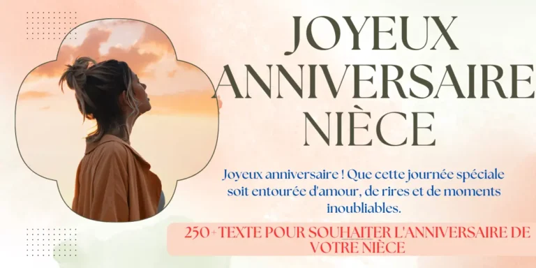 joyeux anniversaire nièce humour