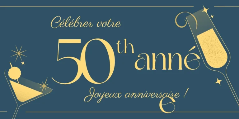 Joyeux Anniversaire 50 Ans