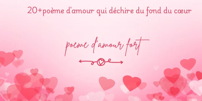 poeme d’amour fort