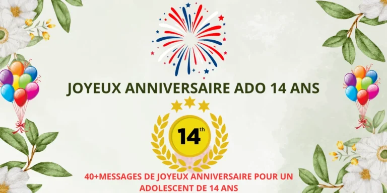 joyeux anniversaire ado 14 ans