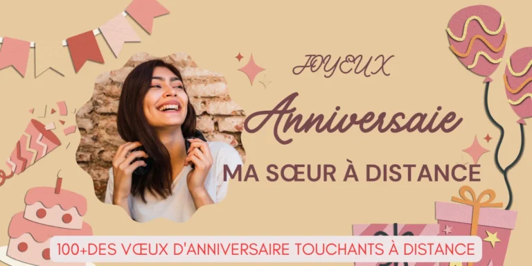 joyeux anniversaire ma sœur à distance