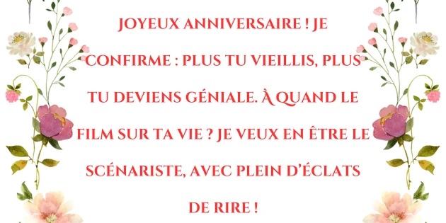 Rigolo Joyeux Anniversaire Ma Soeur