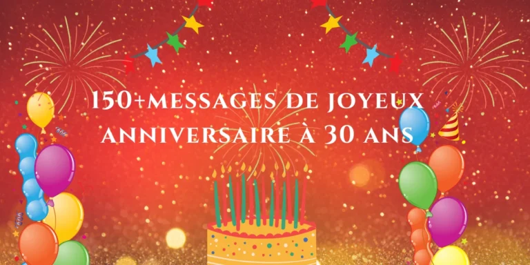 joyeux anniversaire 30 ans femme