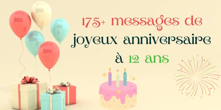 Joyeux Anniversaire 12 Ans
