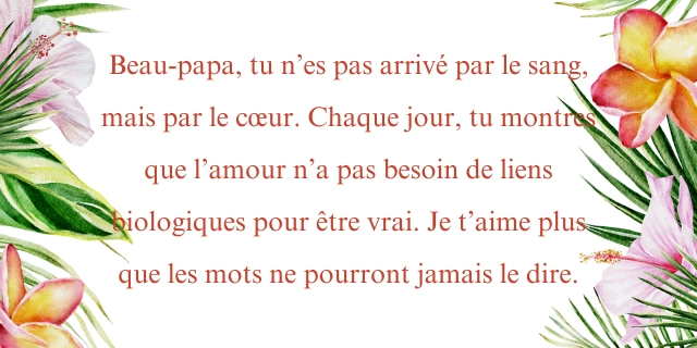 Meilleurs messages pour mon beau-père