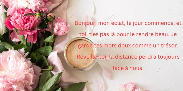 SMS bonjour mon amour a distance