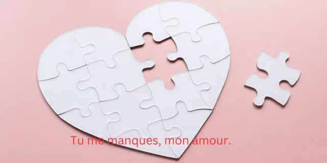 Sms tu me manques mon amour
