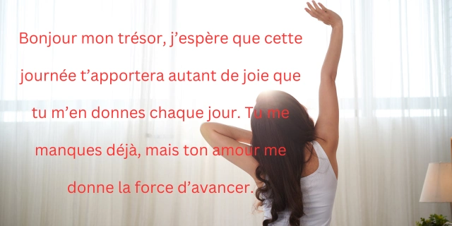 Messages Bonjour Mon Amour à Distance pour Elle