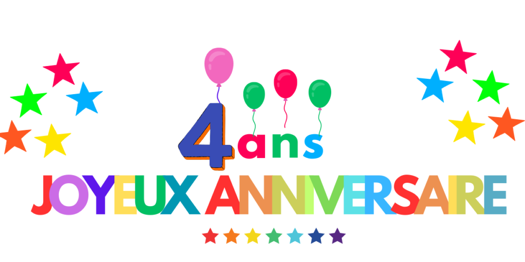Joyeux Anniversaire 4 Ans Fille 