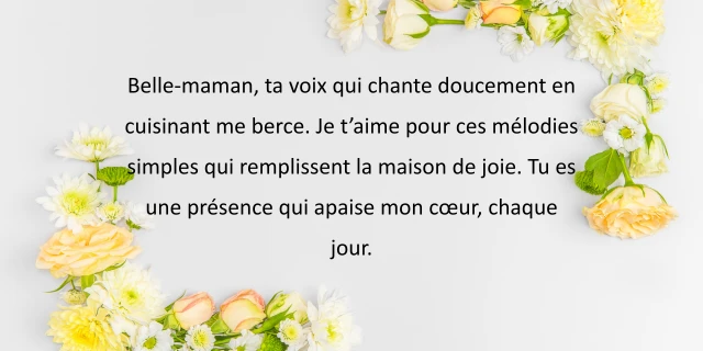 Citation pour ma Belle-Mère que J’Aime
