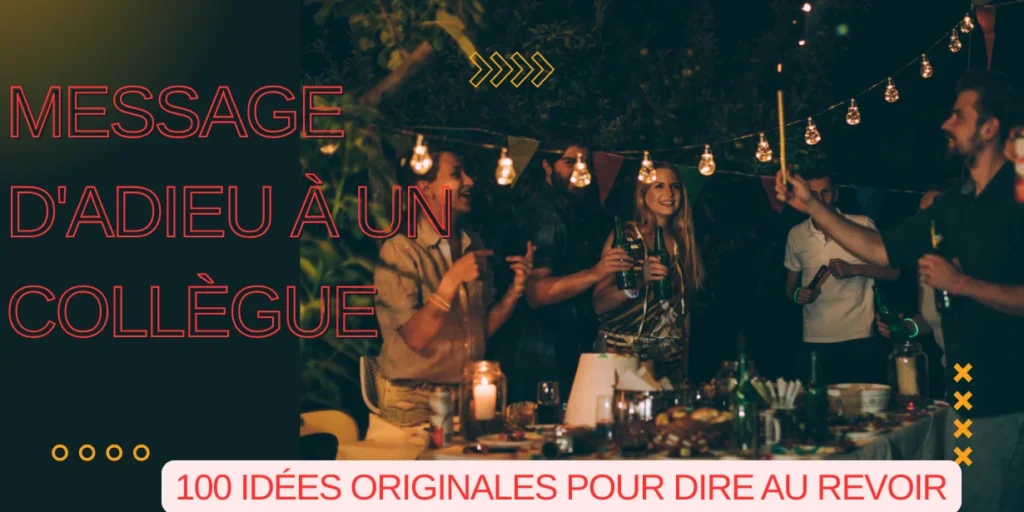 Message départ collègue