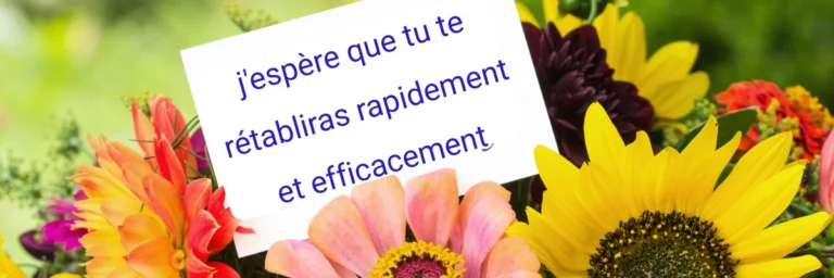 Bon rétablissement 