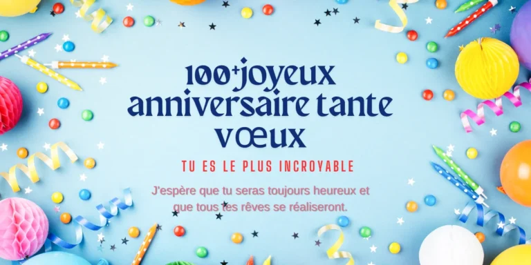 joyeux anniversaire tante